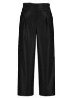Emma Pull-On Faux Leather Pant Black