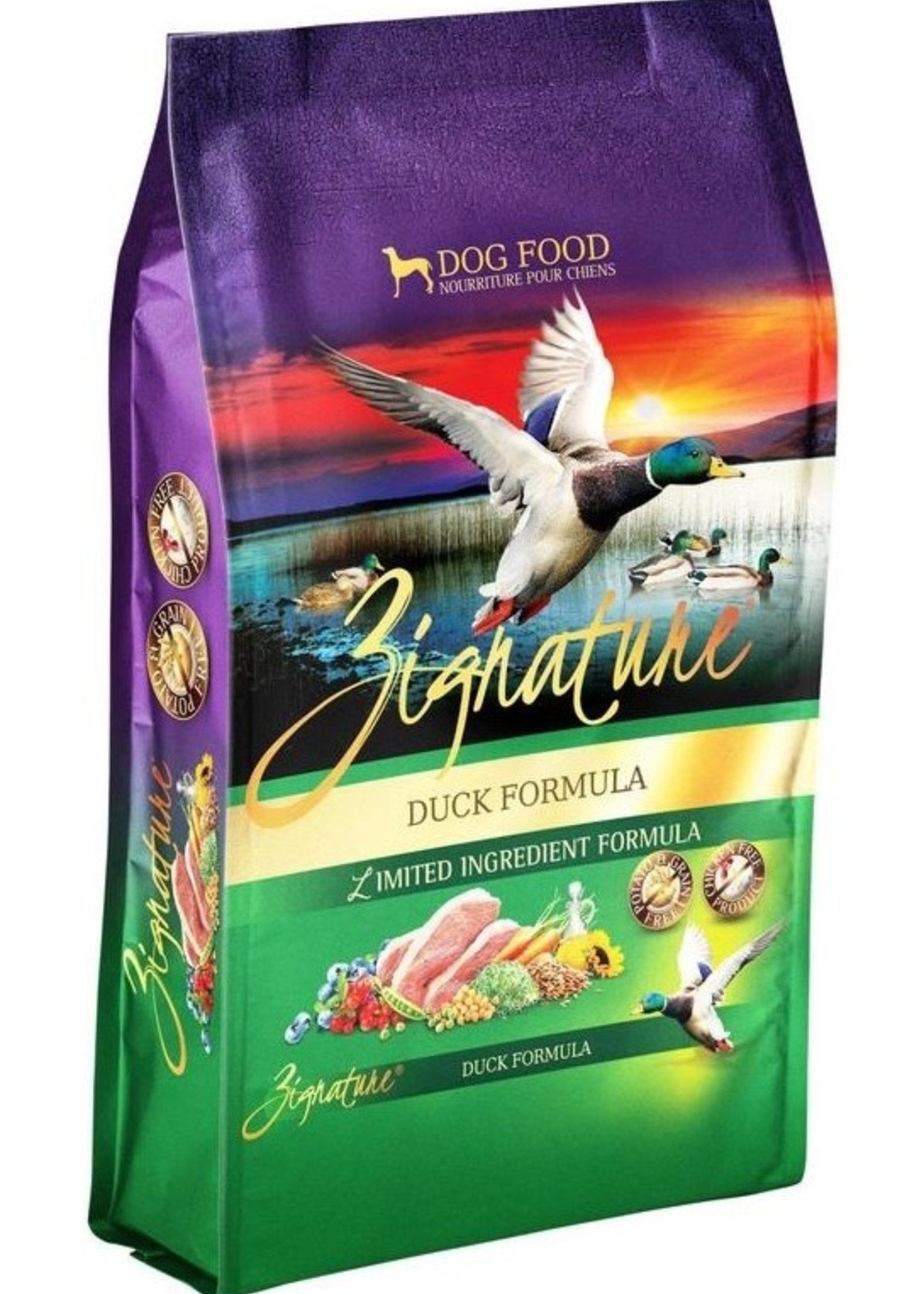Zignature Zignature Duck Formula Dog Food Dry 25lbs
