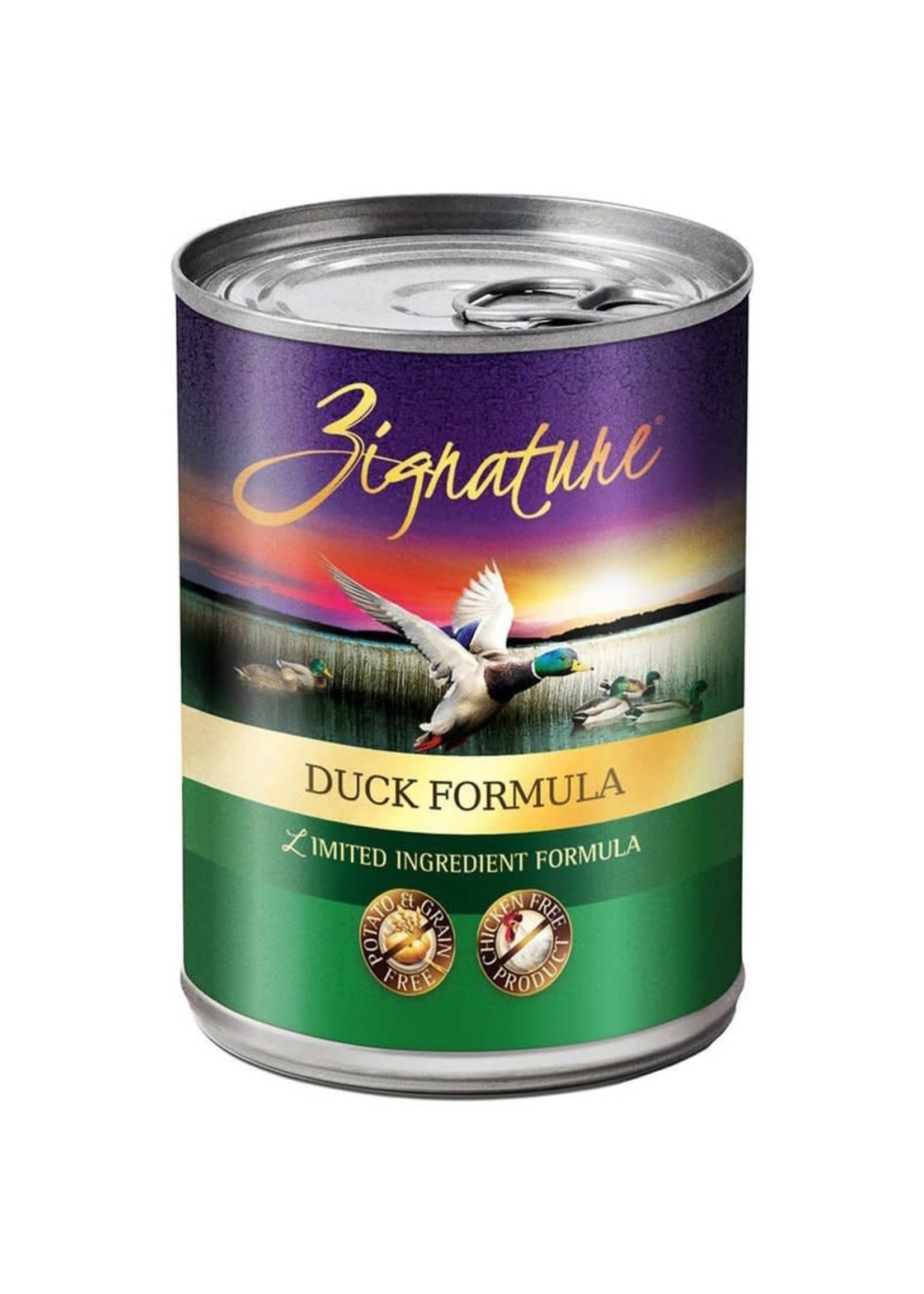 Zignature Zignature Duck Formula Dog Food Wet 13oz