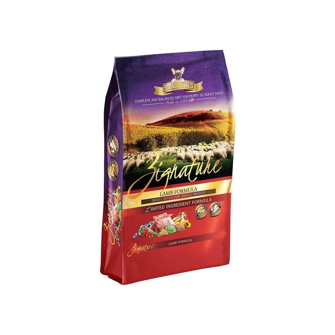 Zignature Zignature Lamb Formula Small Bites Dog Food Dry 4lbs The