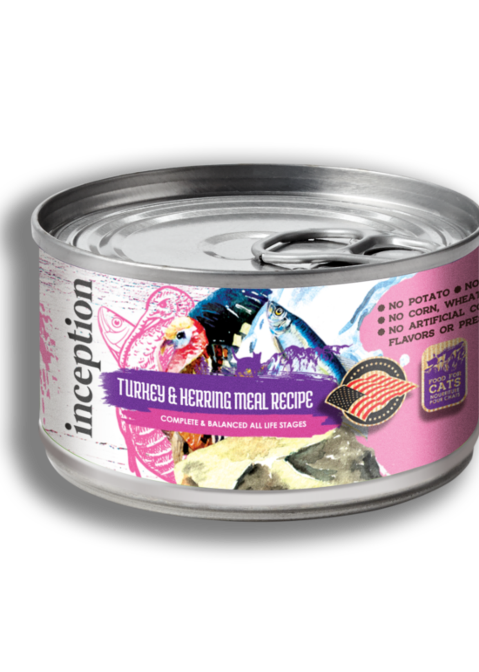Inception Inception Cat Food Turkey with Herring Recipe Wet 5.5oz