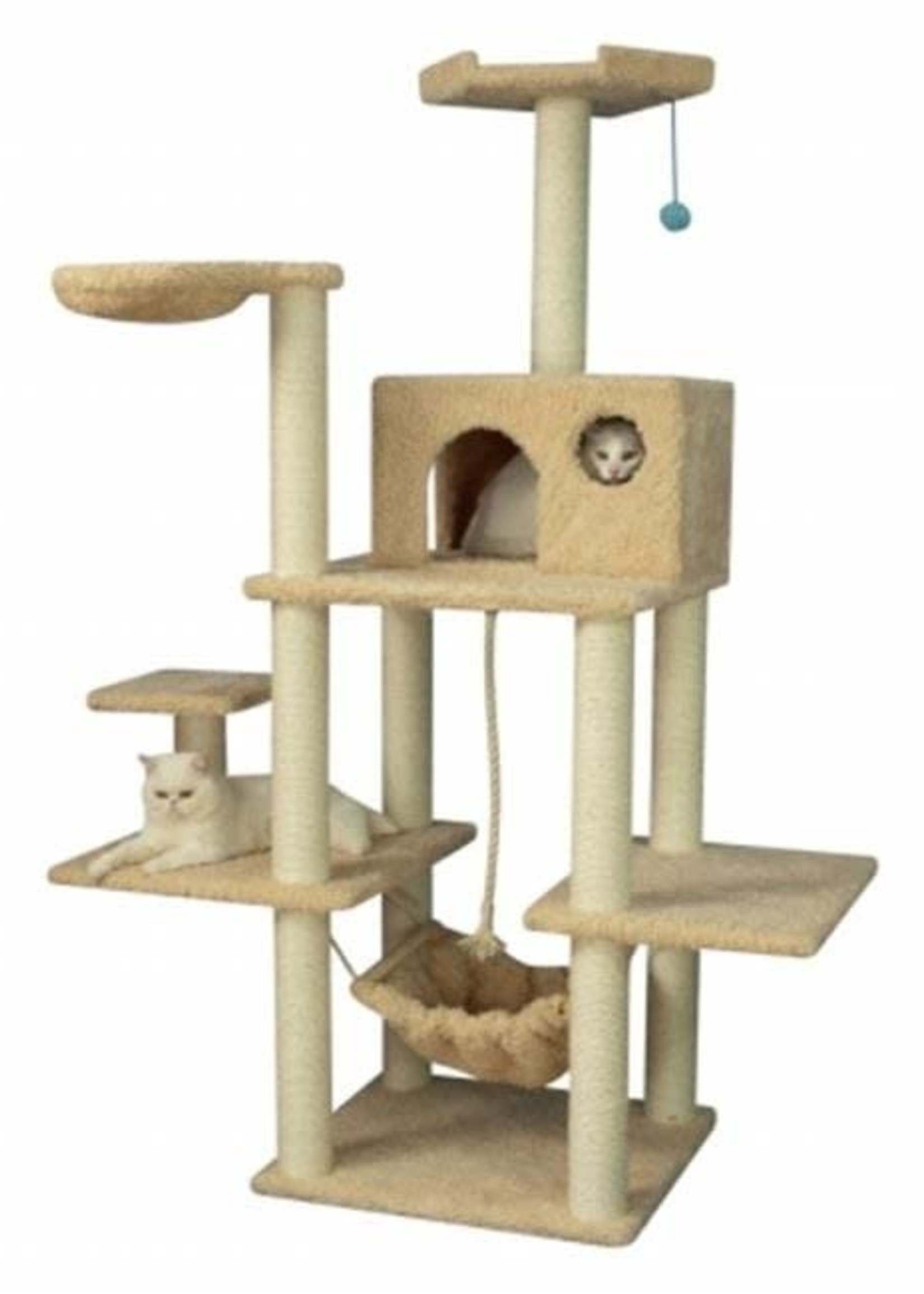 Armarkat Armarkat Mult-Level Cat Tree Hammock Bed w/Climbing Center