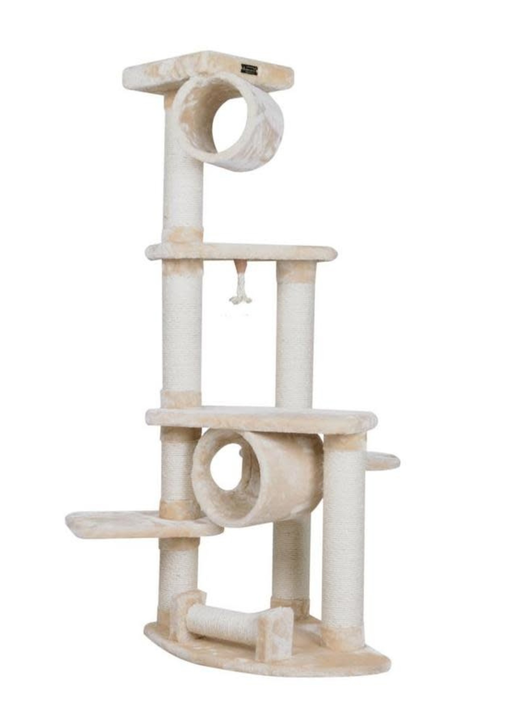 Armarkat 74 " H Press Wood Cat Tree With Cured Sisal Posts for Scratching, A7463