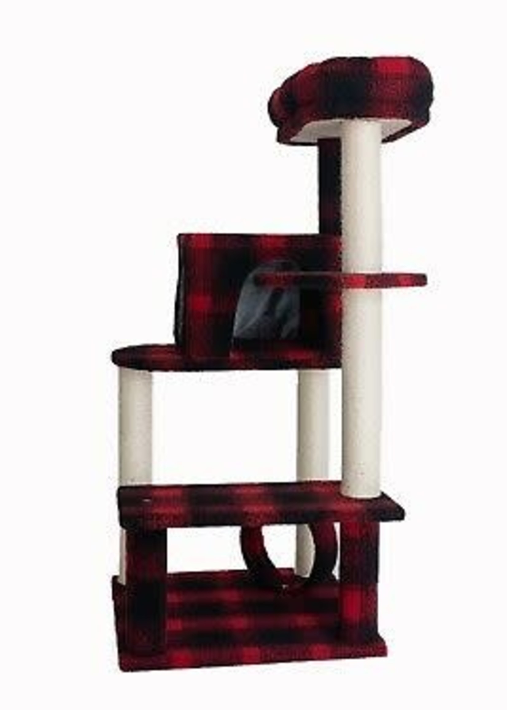 Armarkat Armarkat 50" Classic Cat Tree w/Veranda, Bench, Perch Scotch Plaid