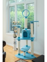 Armarkat Armarkat 65" Galaxy Approved Five Level Classic Cat Tree Sky Blue