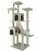 Armarkat Armarkat Galaxy Approved Multi-Levels w/Ramp, Perches, Condos Cat Tree Ivory