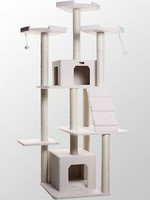 Armarkat Armarkat Galaxy Approved Multi-Levels w/Ramp, Perches, Rope Swing, Condos Cat Tree Ivory