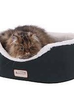 Armarkat Armarkat Cat Bed Oval Pet Cuddle House, Laurel Green/Ivory