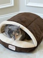 Armarkat Armarkat Slipper Shape Indoor Pet Bed Mocha/Beige