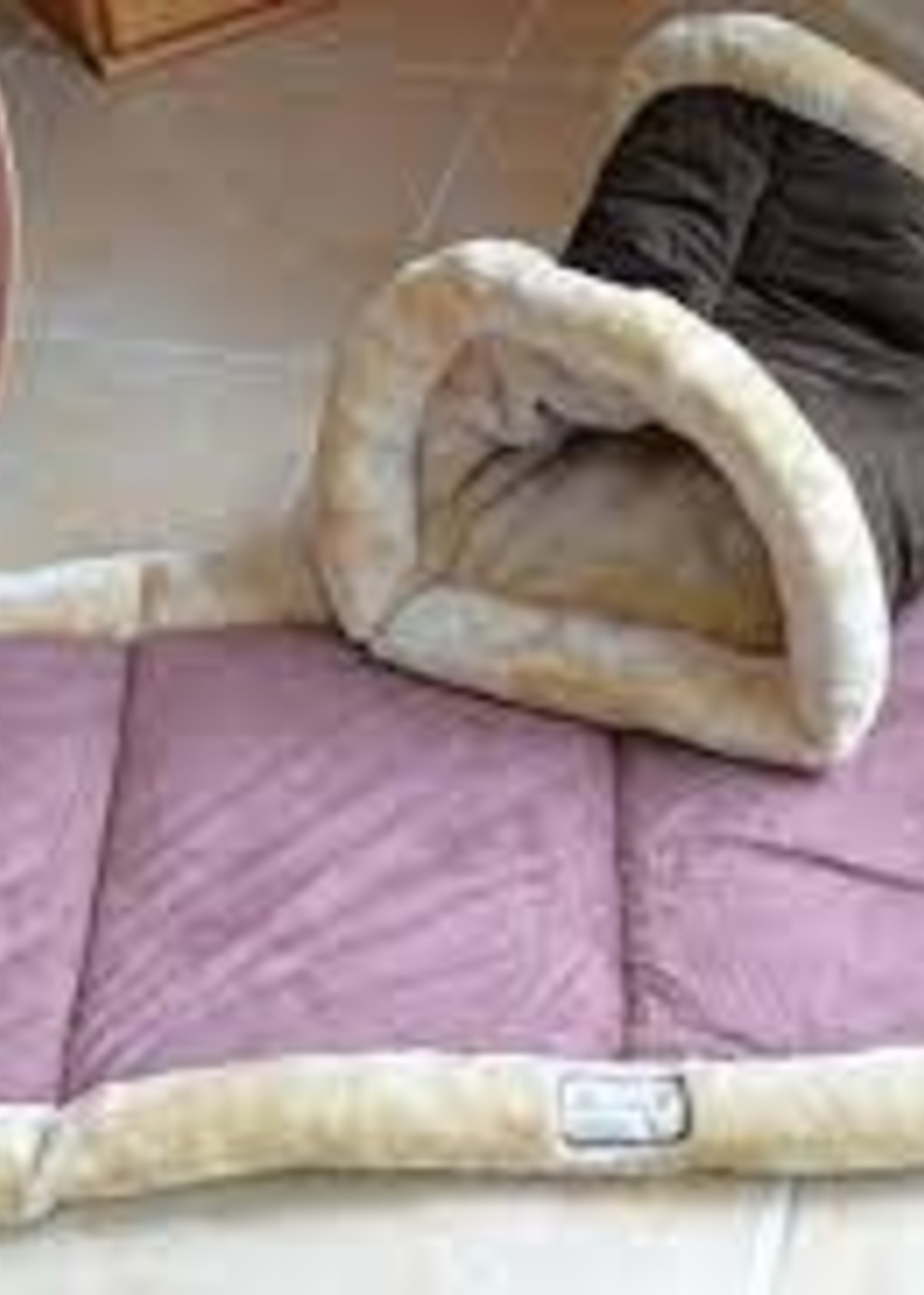 Armarkat Armarkat Cat Cave 2-In-1 Plush Cat Beds w/Warm Tunnel Tube & Kitty Mat Pad