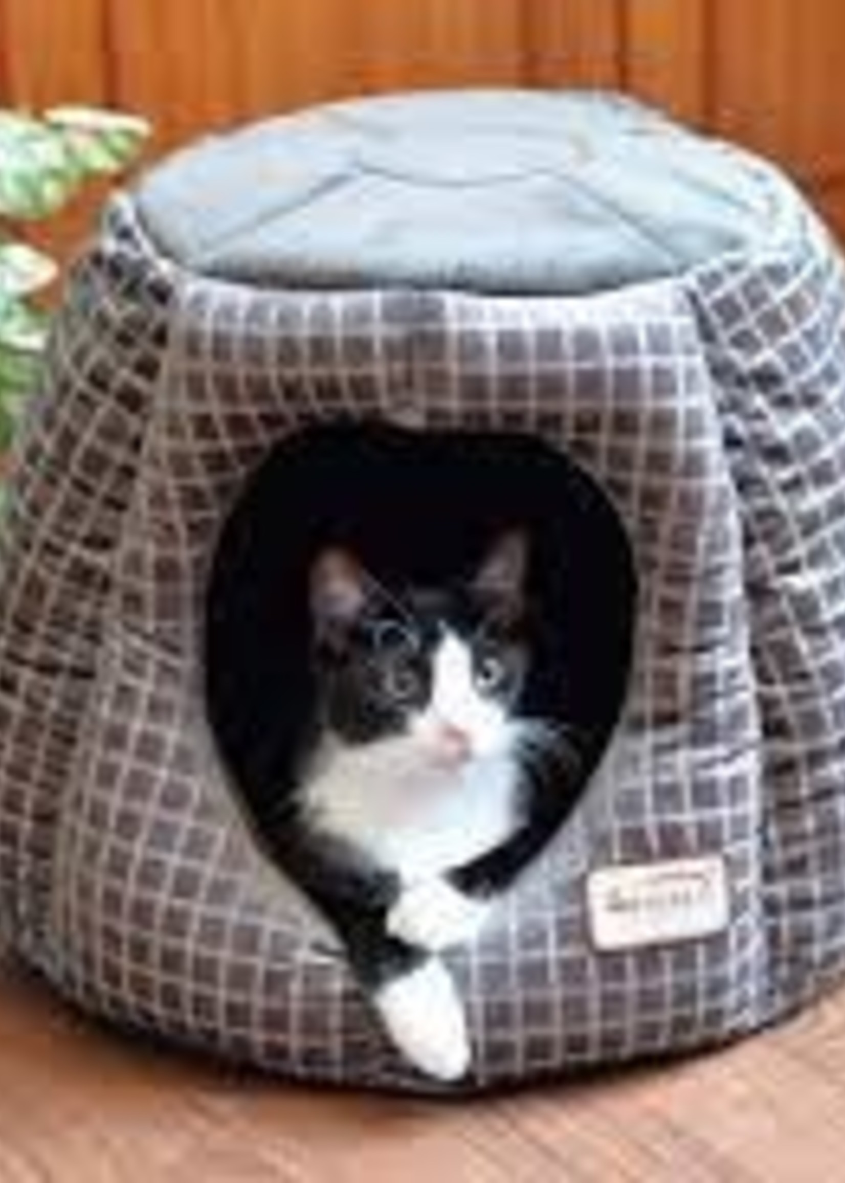 Armarkat Armarkat Cat Cave w/Anti-slip Waterproof Base, Removable Cushion Mat Bronze/Silver