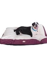 Armarkat Armarkat XXL Pet Bed Mat w/Poly Fill Cushion Removable Cover Ivory & Burgundy