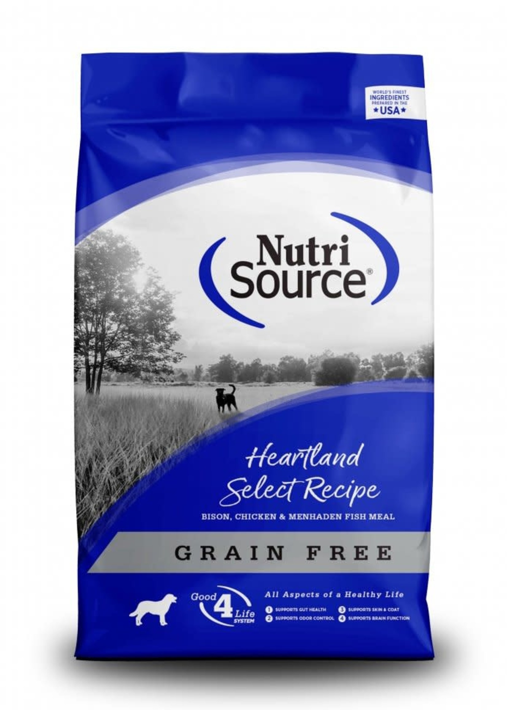 Nutrisource Nutrisource Grain-Free Heartland Select Dry Dog Food 15lbs