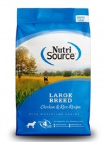 Nutrisource Nutrisource Adult Large Breed Chicken & Rice Dry Dog Food 30lbs