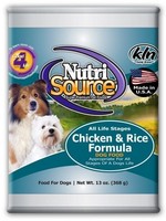 Nutrisource NutriSource Chicken & Rice Wet Dog Food 13 oz