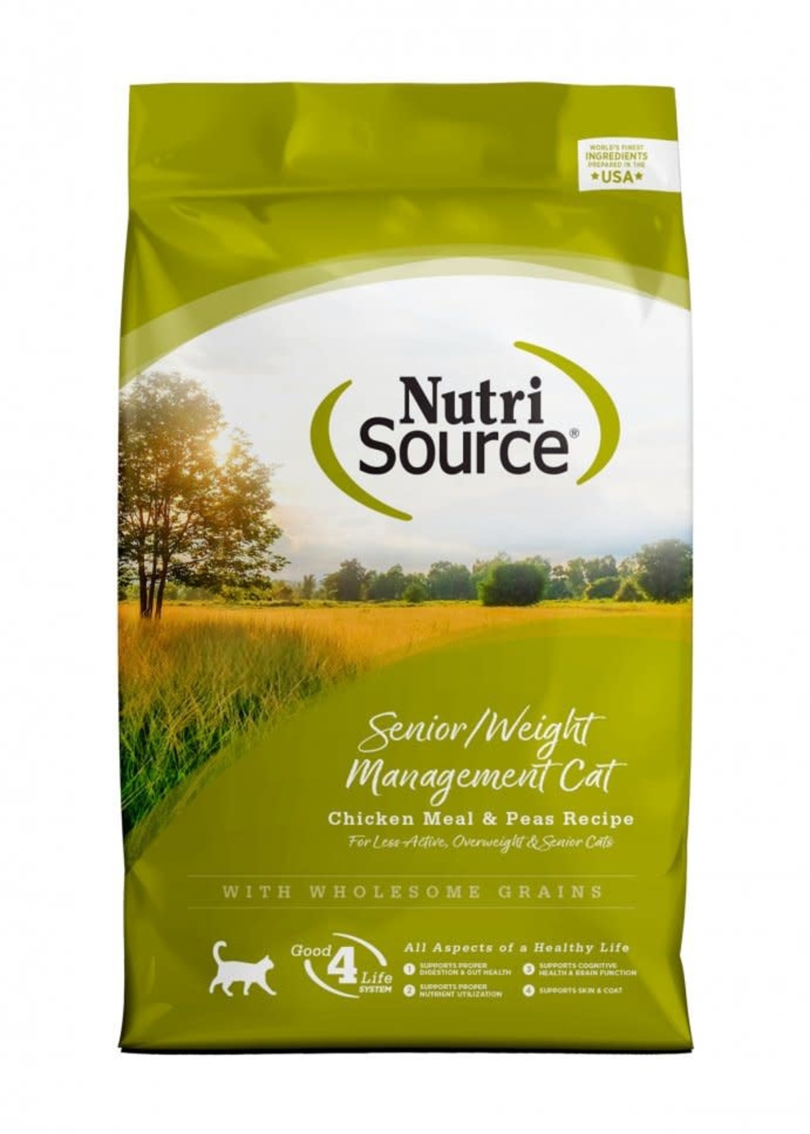 Nutrisource NutriSource  Senior Weight Management Dry Cat Food 16lbs