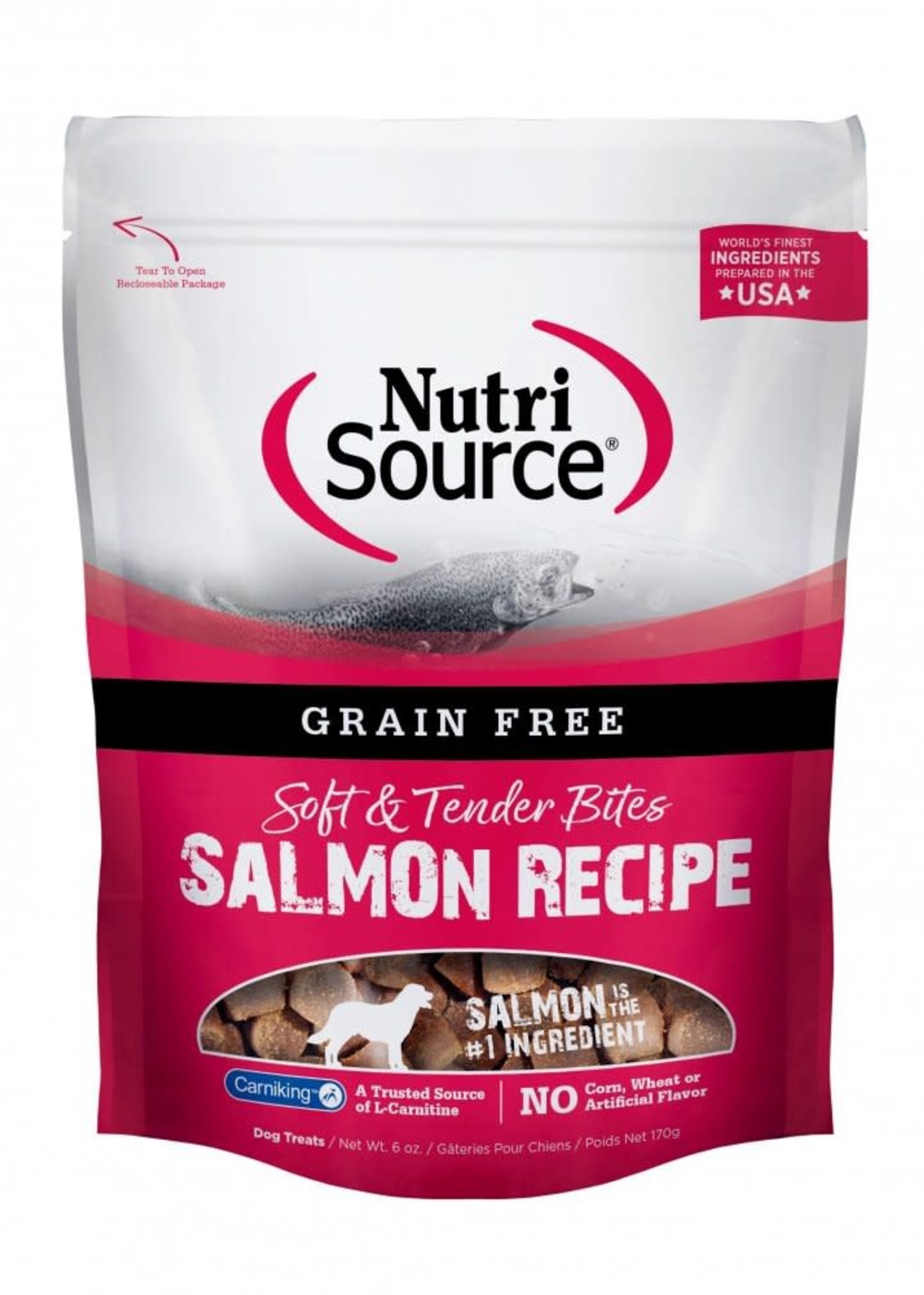 Nutrisource NutriSource Soft & Tender Salmon Treats 6oz