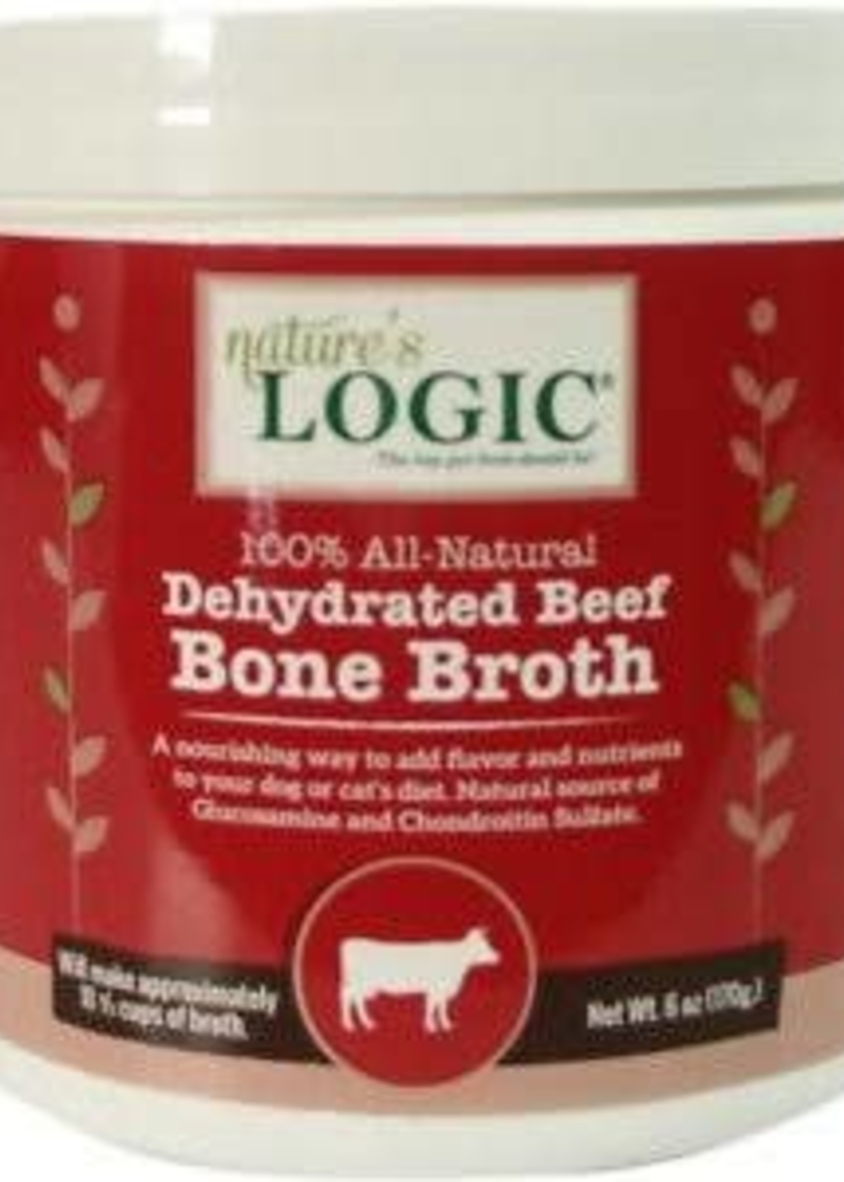 Nature's Logic Nature's Logic Dehydrated Beef Bone Broth Dog & Cat Food Topper 2lbs