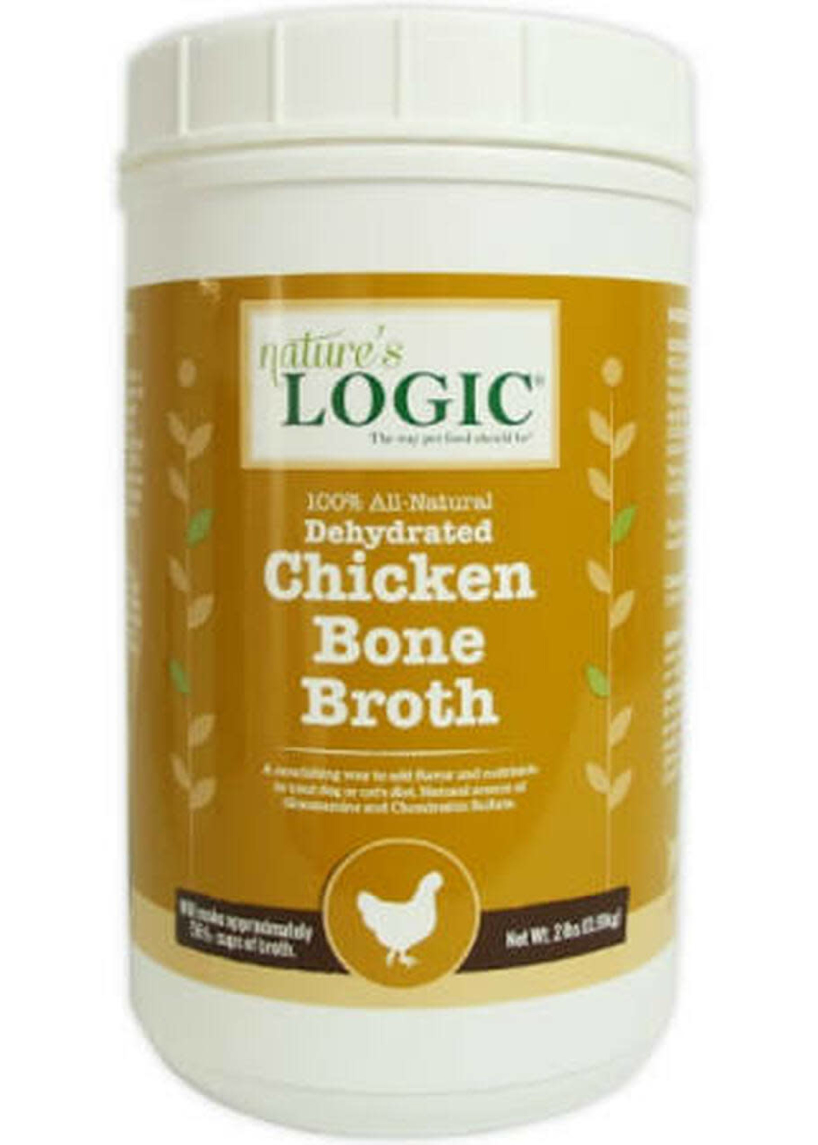 Nature's Logic Nature's Logic Dehydrated Chicken Bone Broth Dog & Cat Food Topper 2lbs