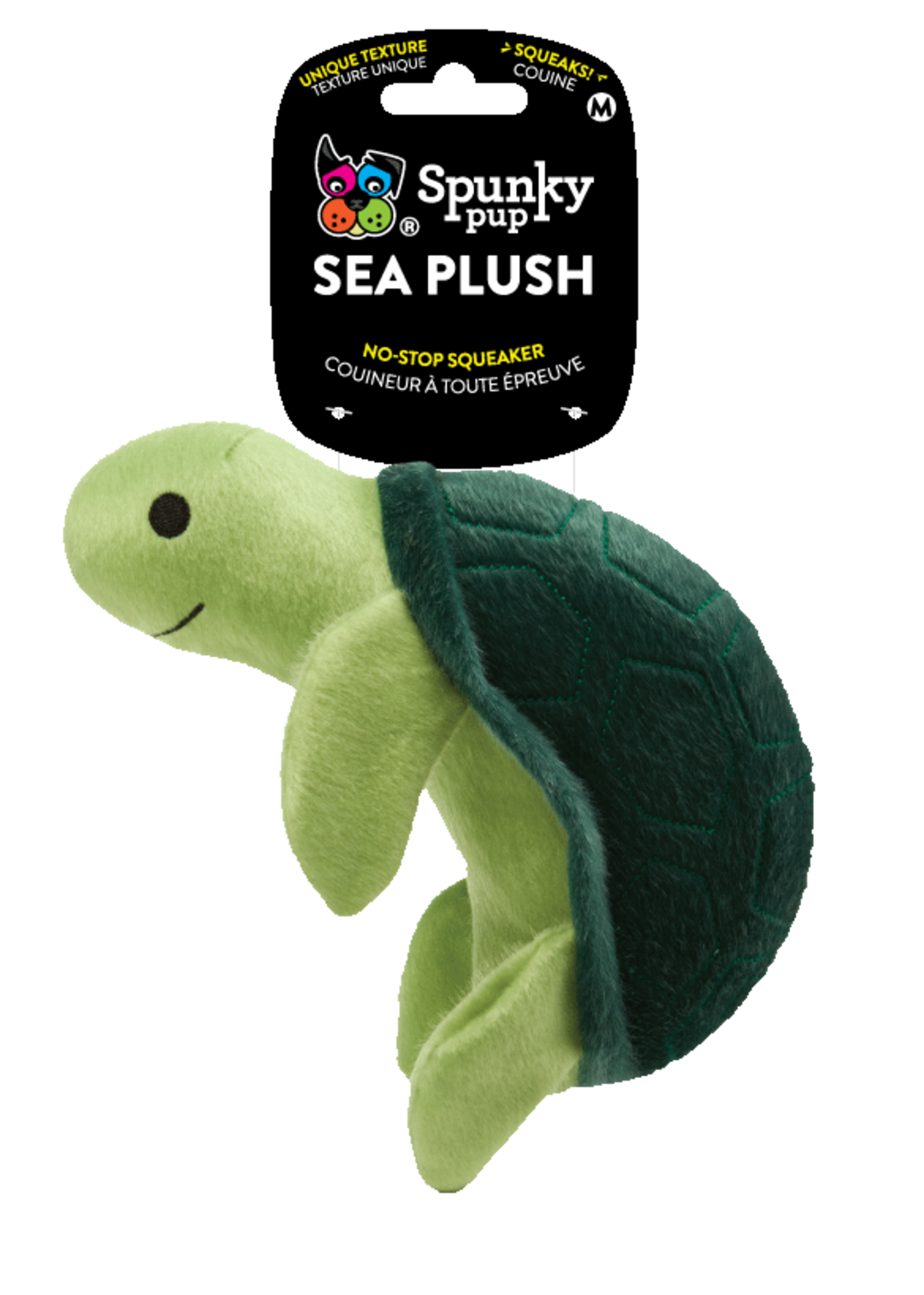 Spunky Pup Spunky Pup Sea Plush Turtle Large