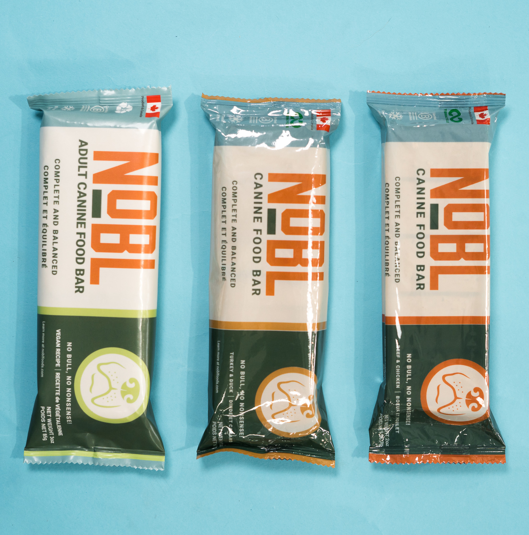 NoBL Canine Turkey & Duck Bar The HindQuarters Pet Supply