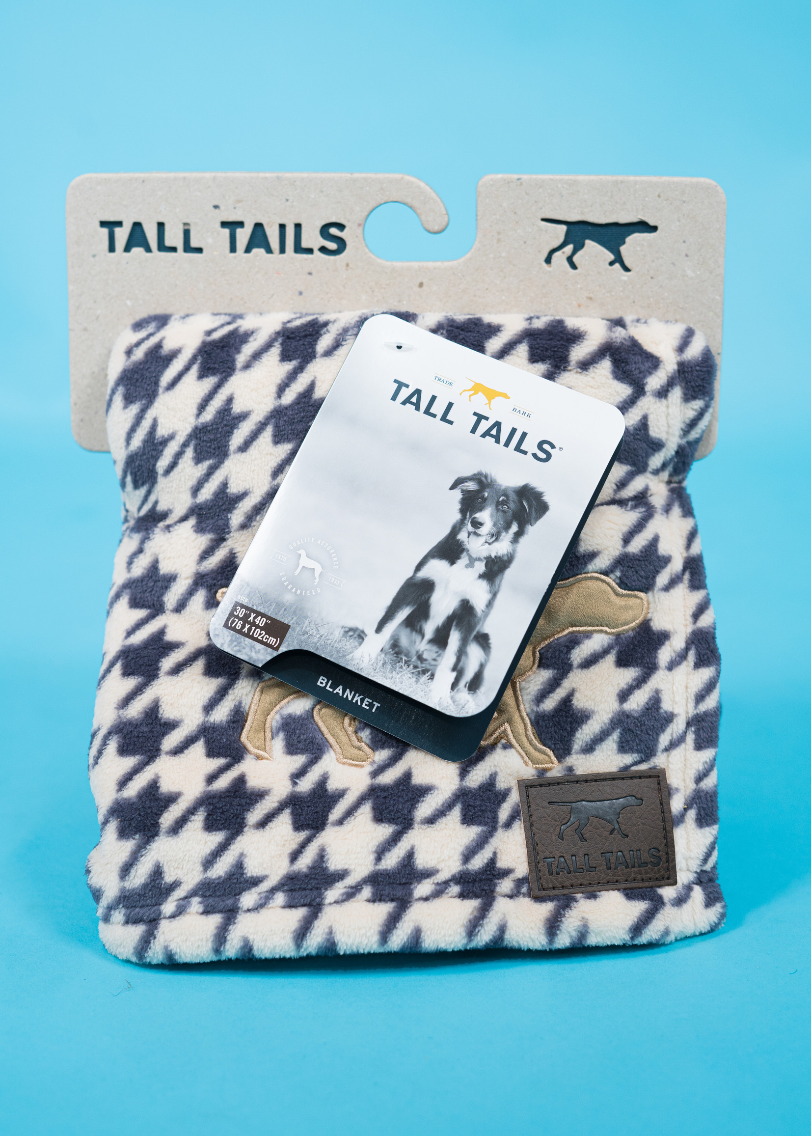 Tall Tails Tall Tails Blanket Hounds Tooth 30" x 40"