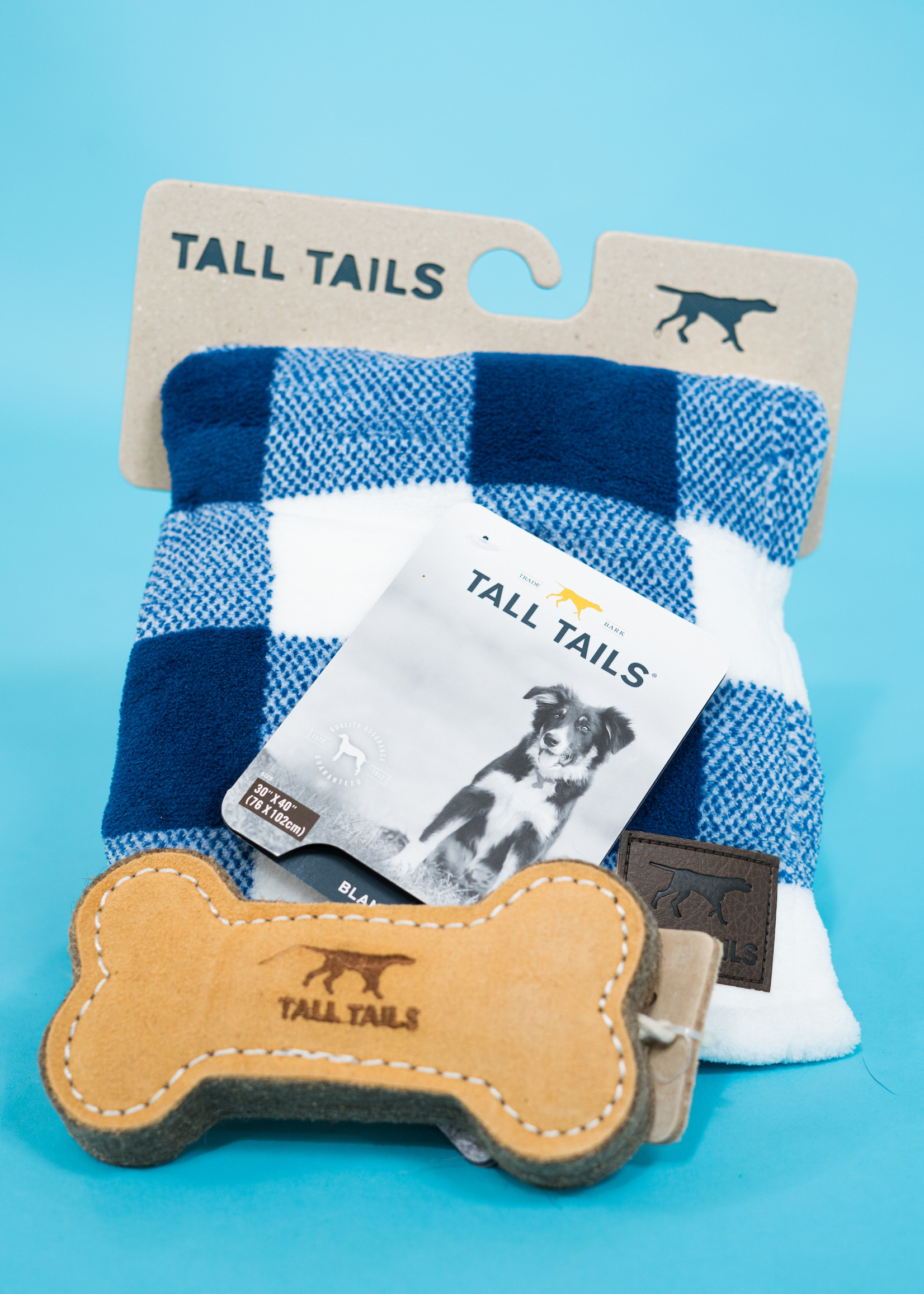 Tall Tails Tall Tails Blanket Navy 30" x 40"