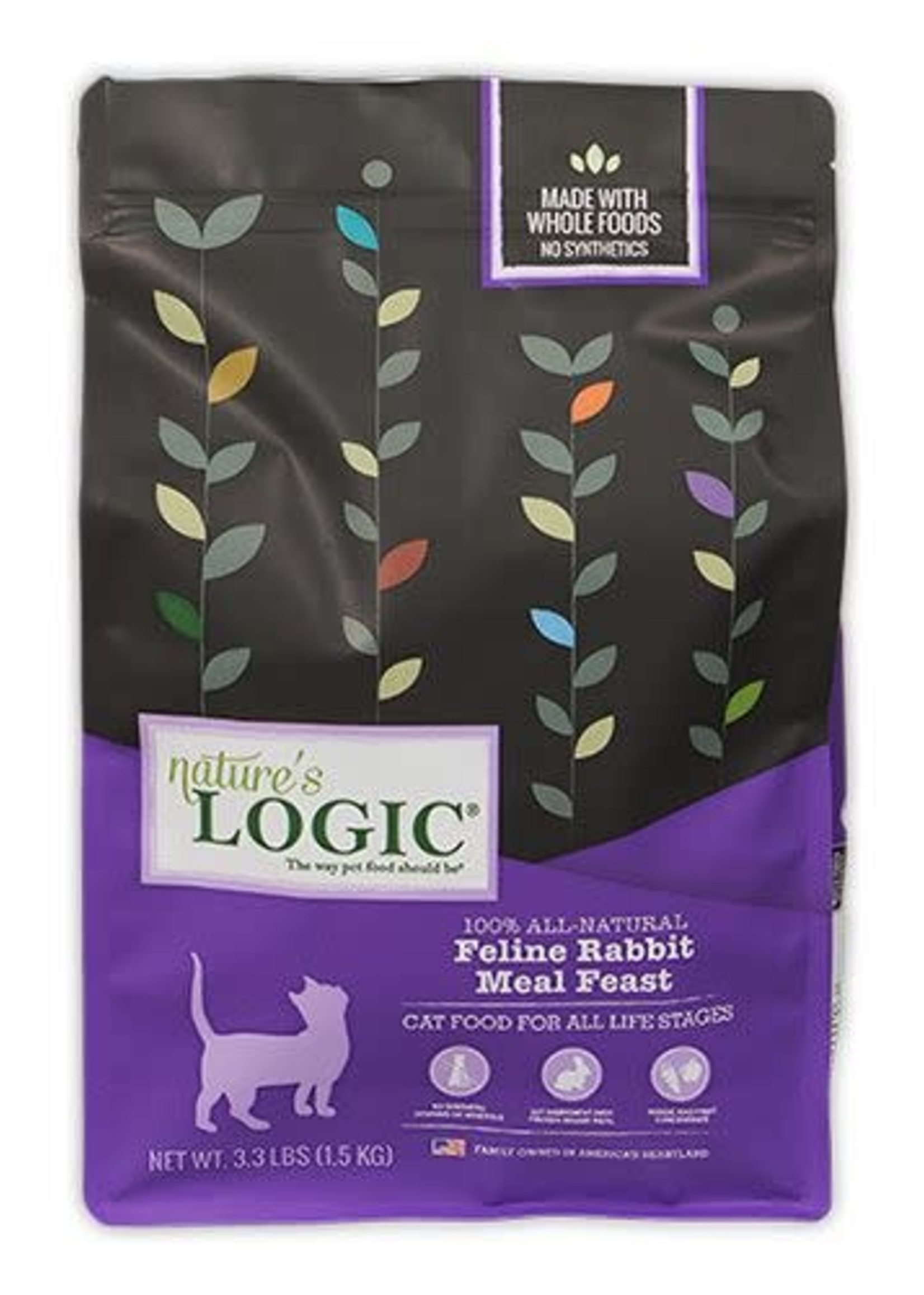 Nature's Logic Nature's Logic Rabbit Dry Cat Food 3.3lbs