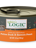 Nature's Logic Nature's Logic Duck & Salmon Wet Cat Food Case 5.5oz