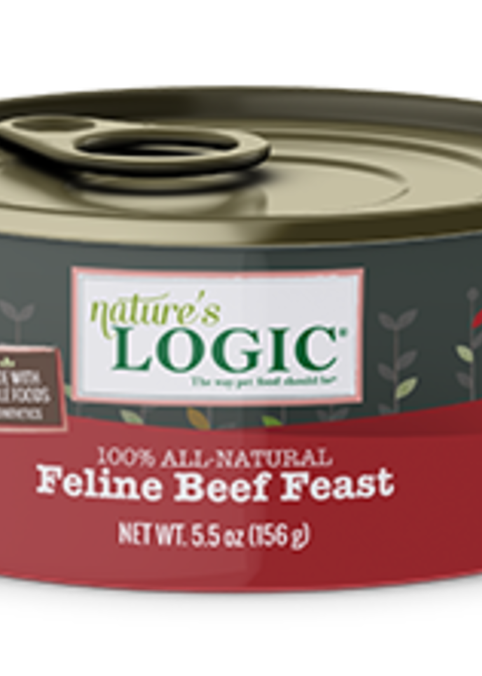 Nature's Logic Nature's Logic Beef Wet Cat Food Case 5.5oz