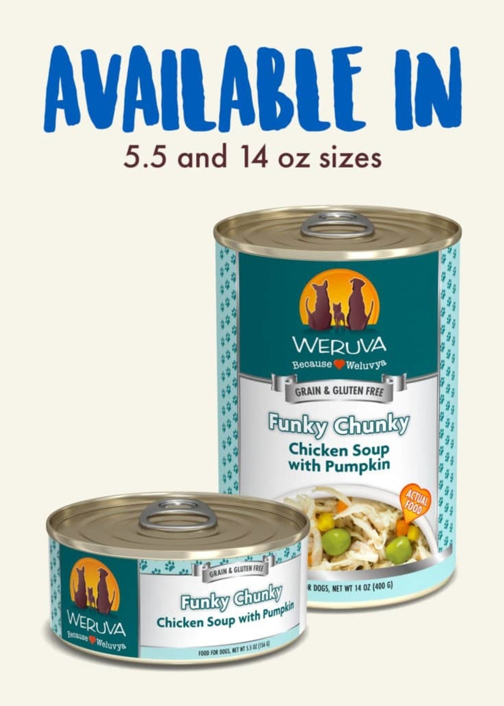 Weruva Weruva Classic Funky Chunky  5.5oz Case Wet Dog Food