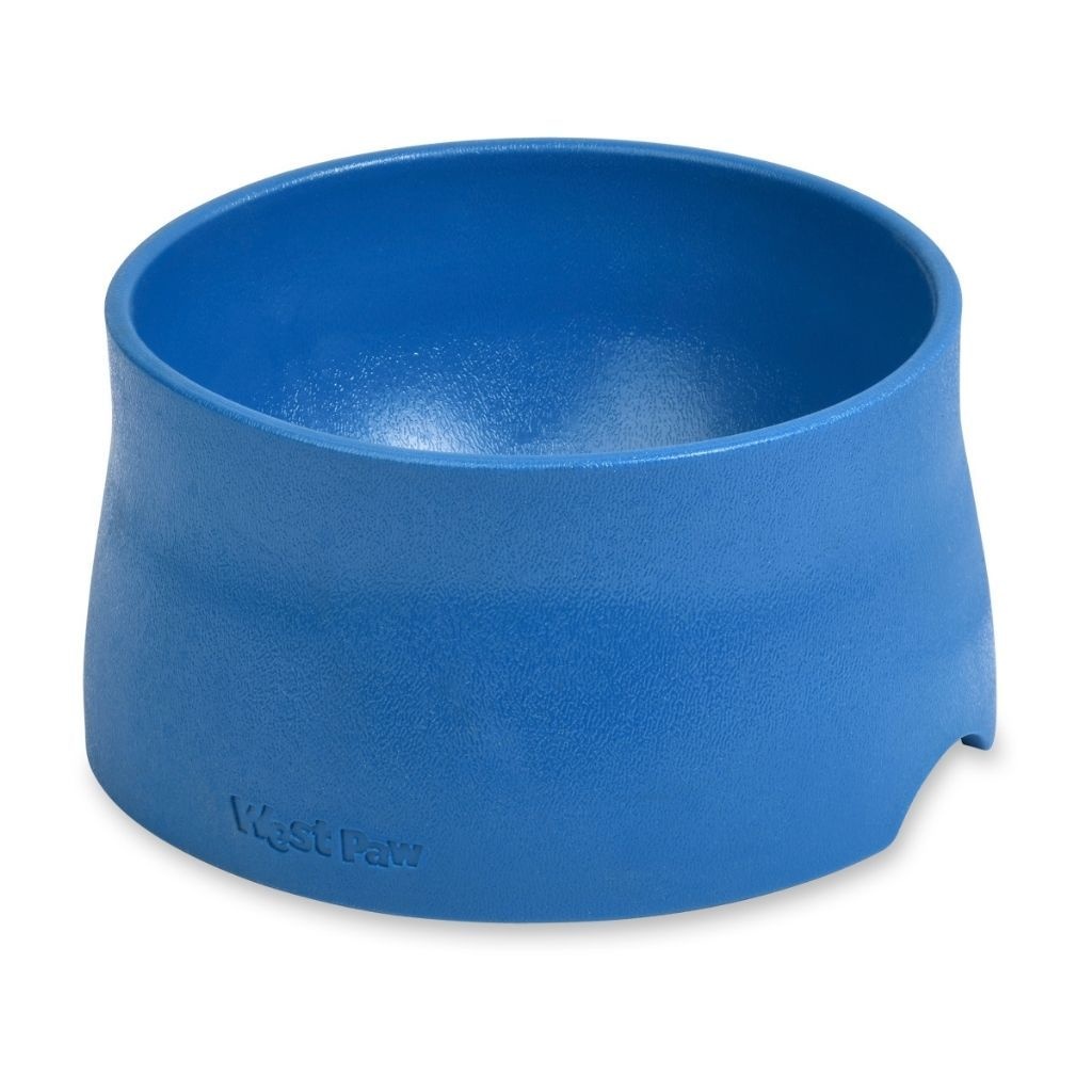 West Paw No Slip Bowl Blue The HindQuarters Pet Supply