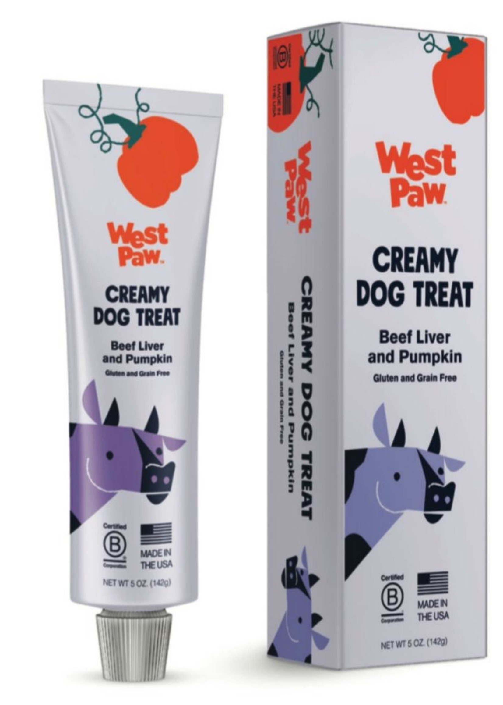 West Paw West Paw Creamy Treats Beef Liver & Pumpkin 5 oz.
