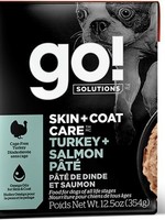 Petcurean Go! Dog Skin & Coat GF LID Turkey &  Salmon 12.5 oz