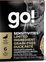 Petcurean Go! Sensitivities GF LID Duck 12.5 oz