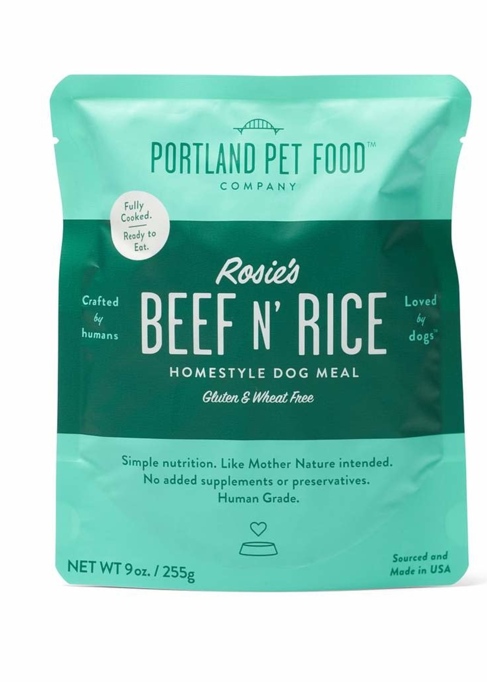 Portland Pet Portland Pet Rosie's Beef N' Rice Homestyle Meal 9 oz