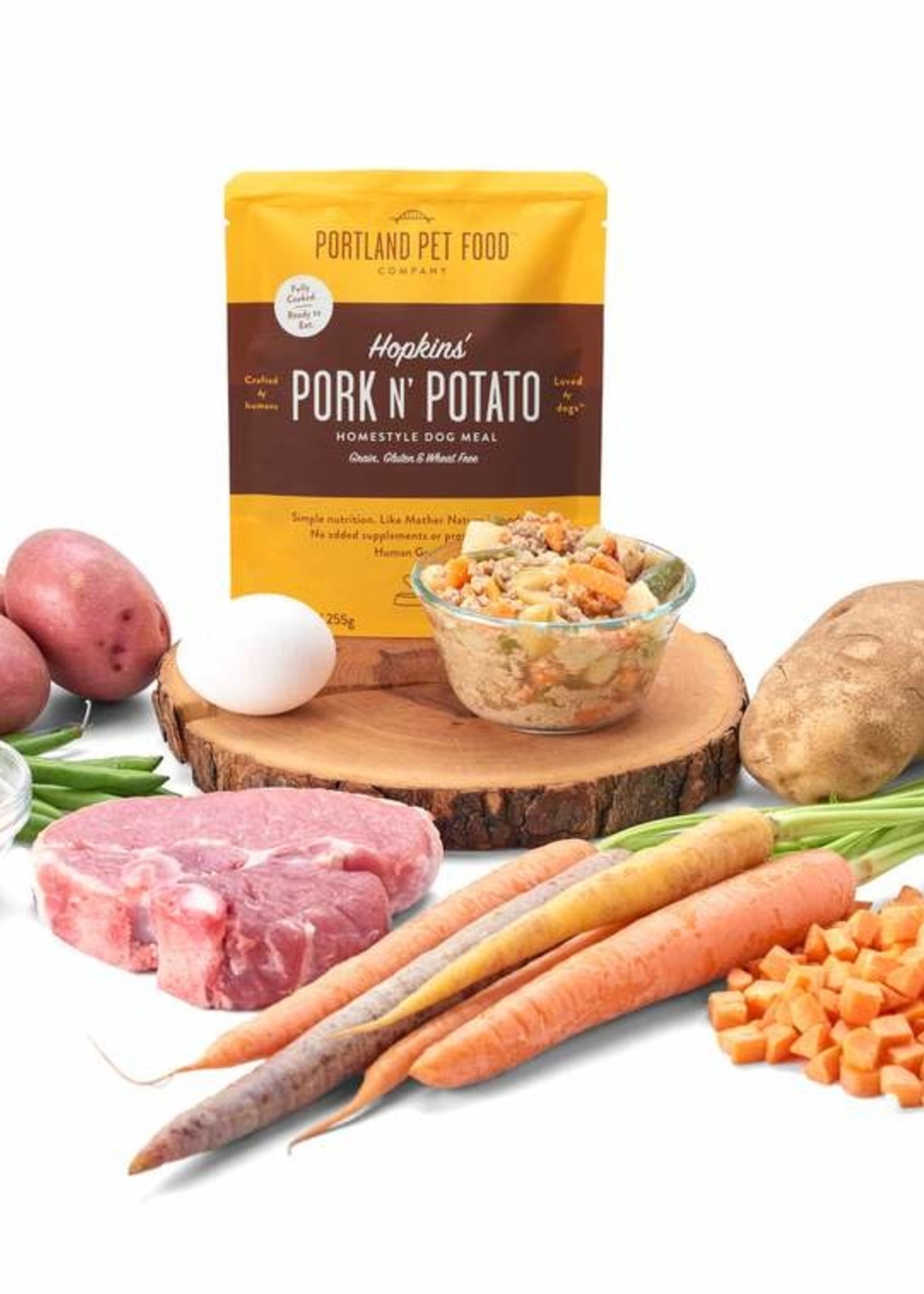 Portland Pet Portland Pet Hopkin's Pork n' Potatoe Homestyle Meal 9 oz