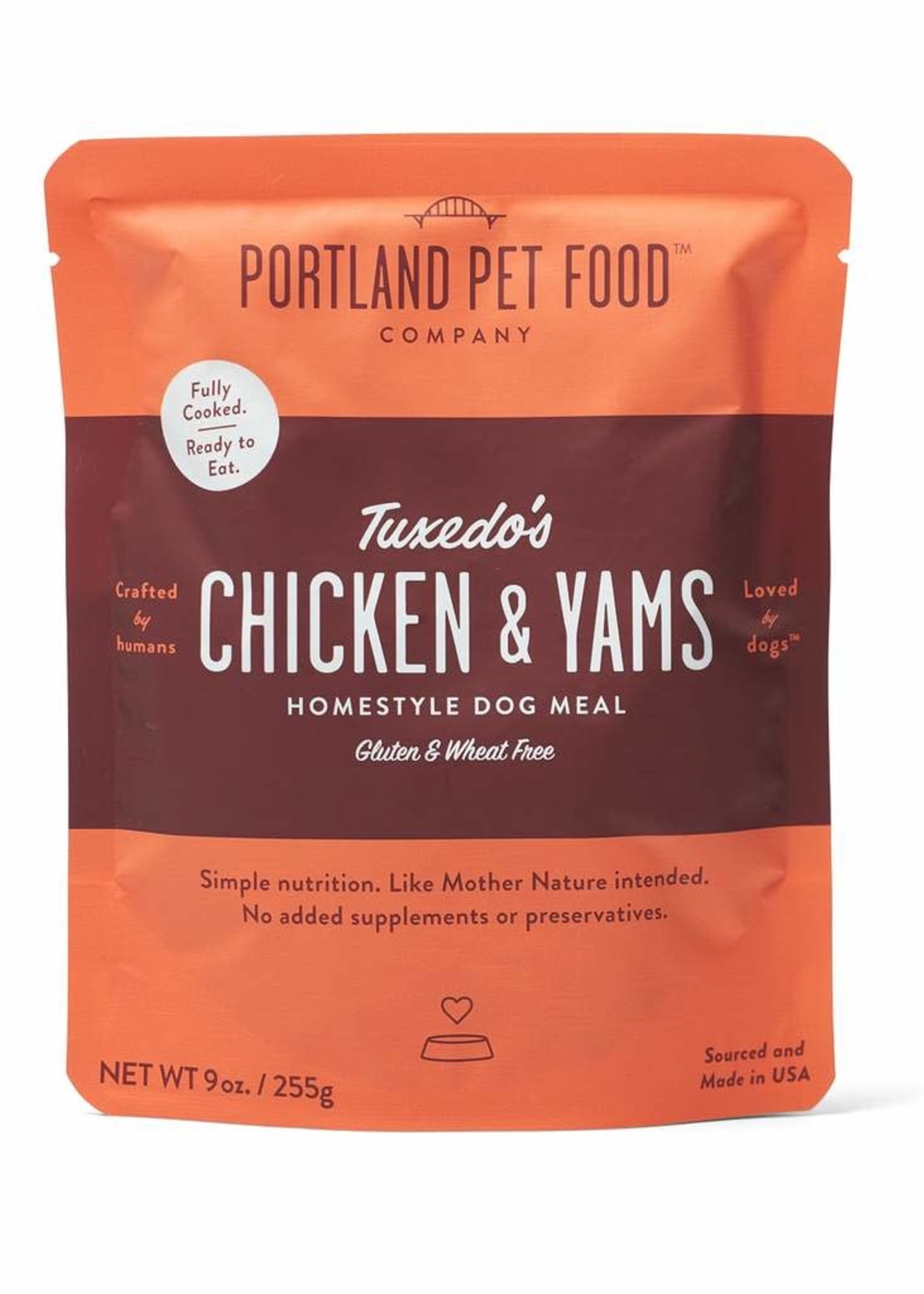 Portland Pet Portland Pet Tuxedo's Chicken & Yams Homestyle Meal 9 oz