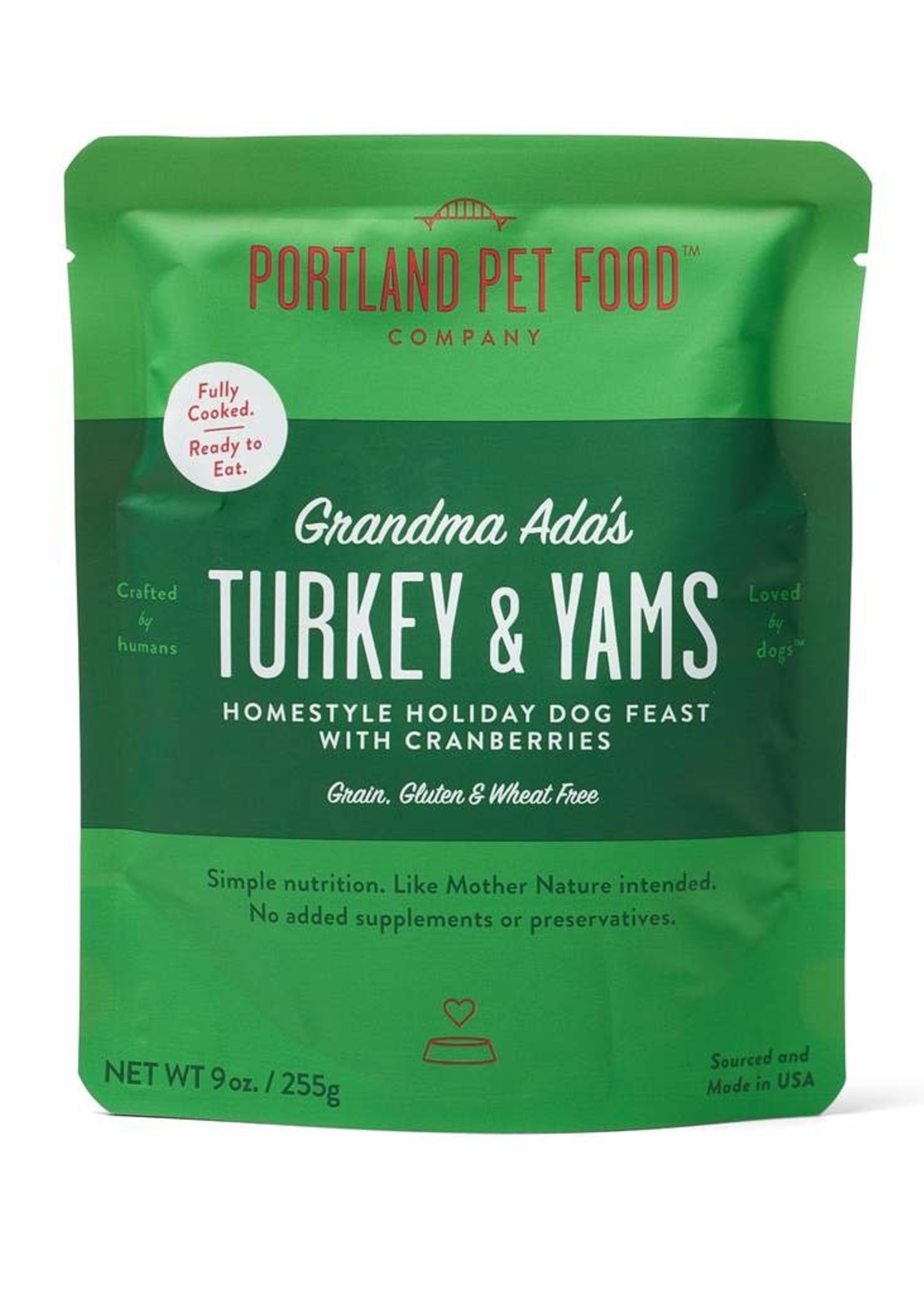 Portland Pet Portland Pet Grandma Ada's Turkey & Yams  9 oz