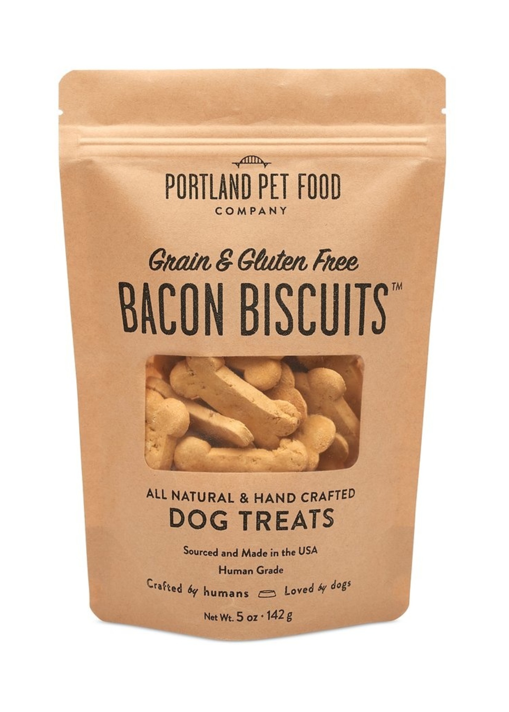 Portland Pet Food Company Portland Pet Gluten Free Biscuits  Bacon 5 oz