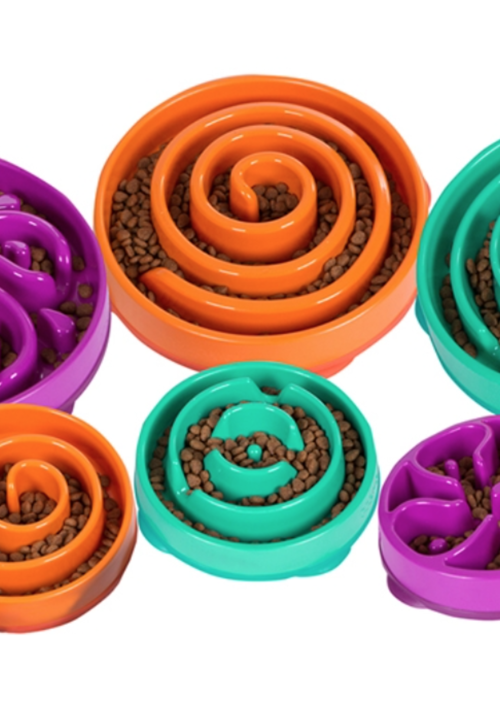 Outward Hound - Fun Feeder Slo Bowl Large / Orange