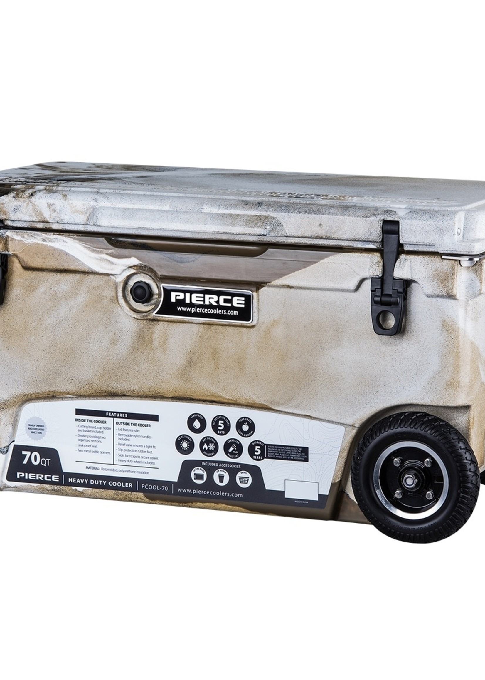 Pierce Arrow Cooler 70qt Desert Camo
