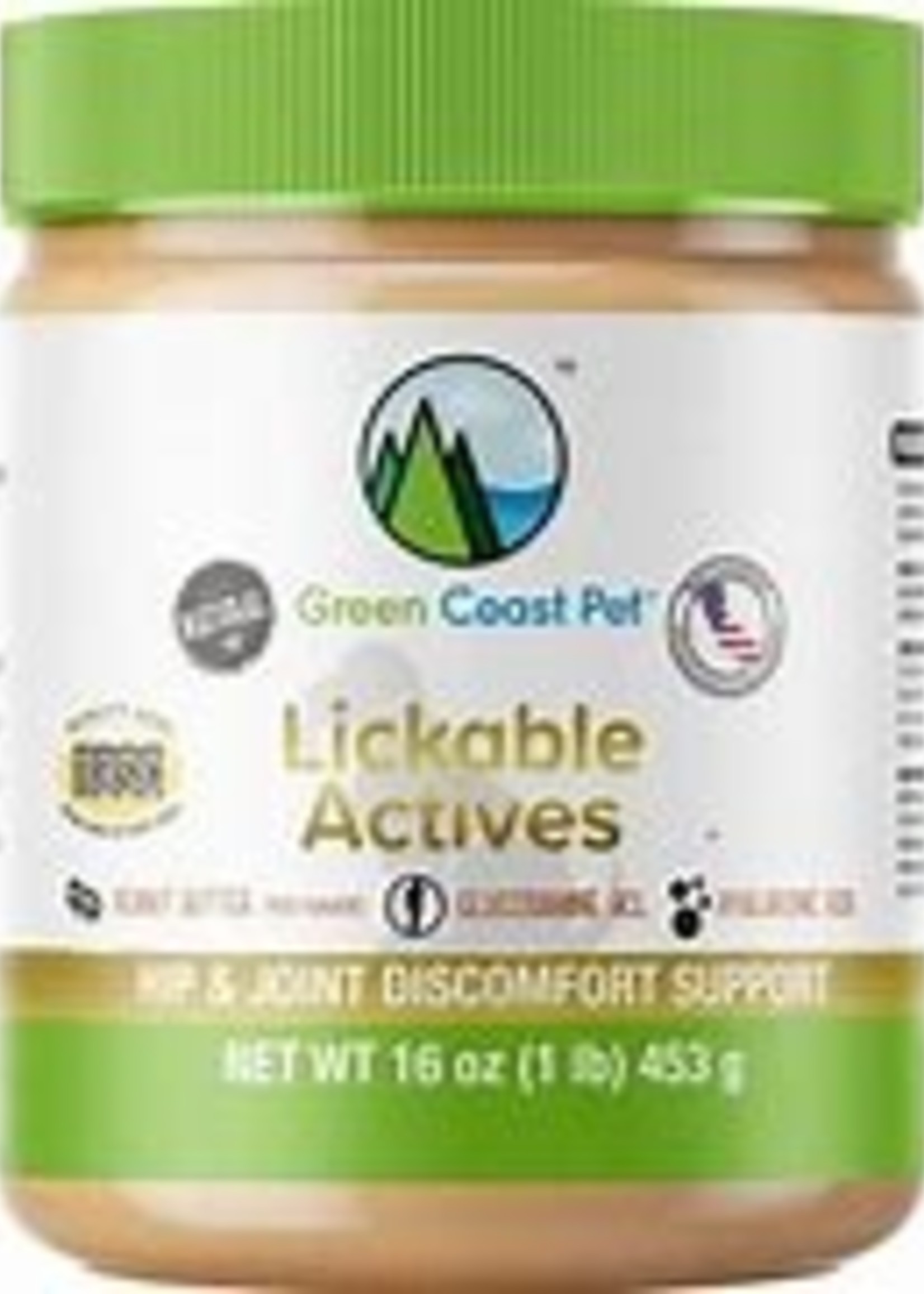 Green Coast Pet Green Coast Pet Hemp Hip & Joint  Lickable Actives 16 oz