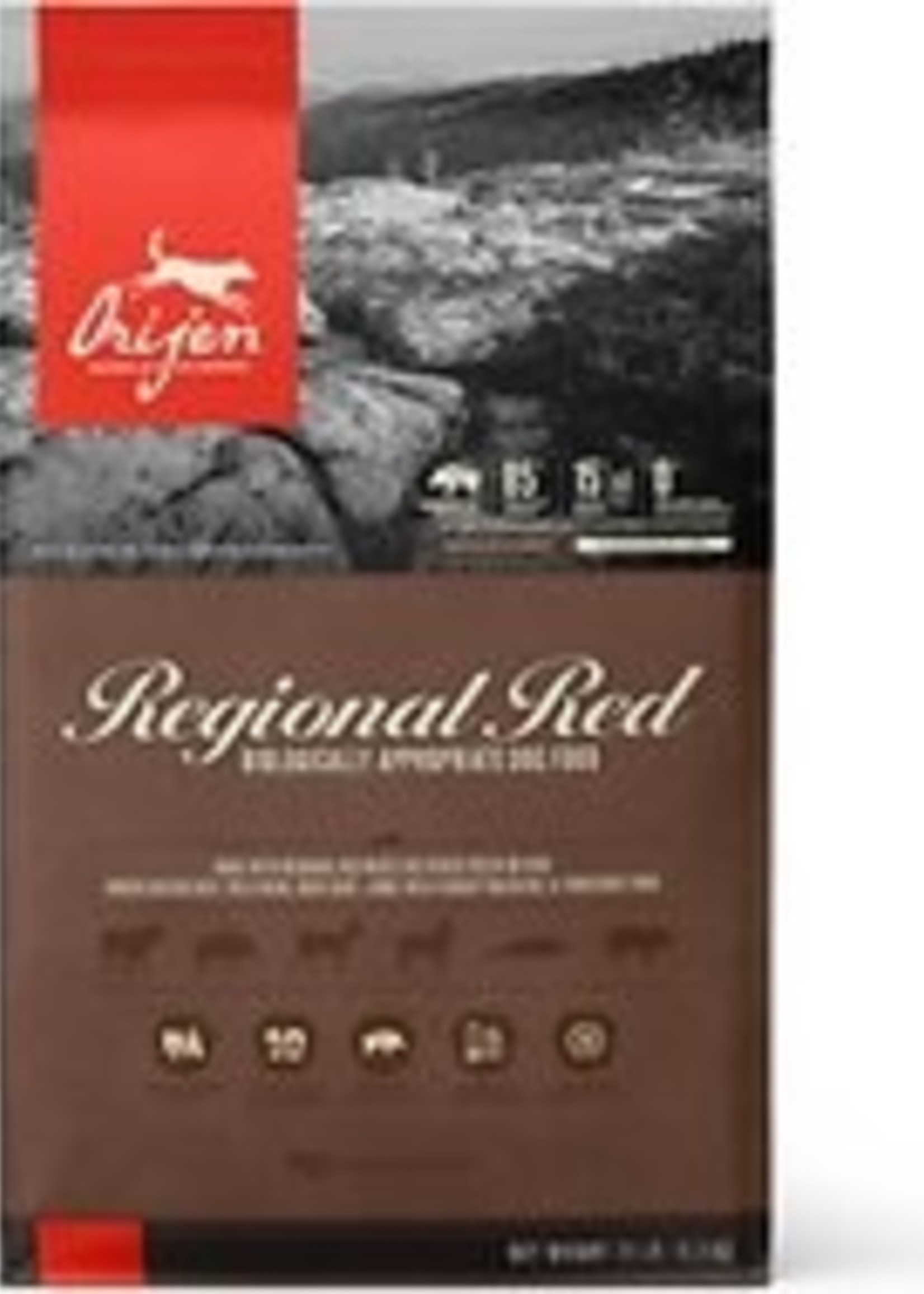 Acana Orijen Regional Red Dry Dog Food 25lb
