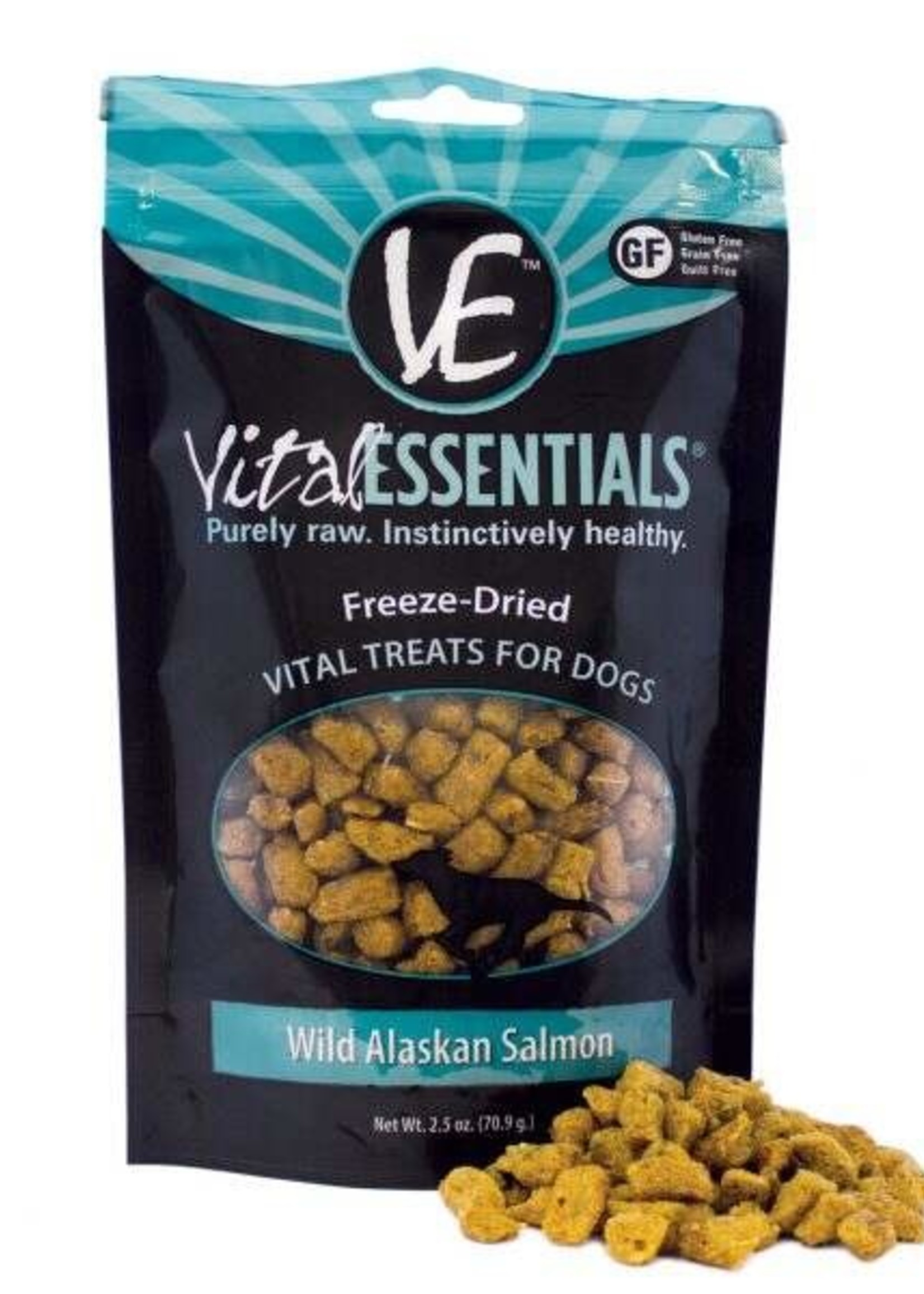 Vital Essentials Vital Essentials Freeze Dried Wild Alaskan Salmon 2.5 oz