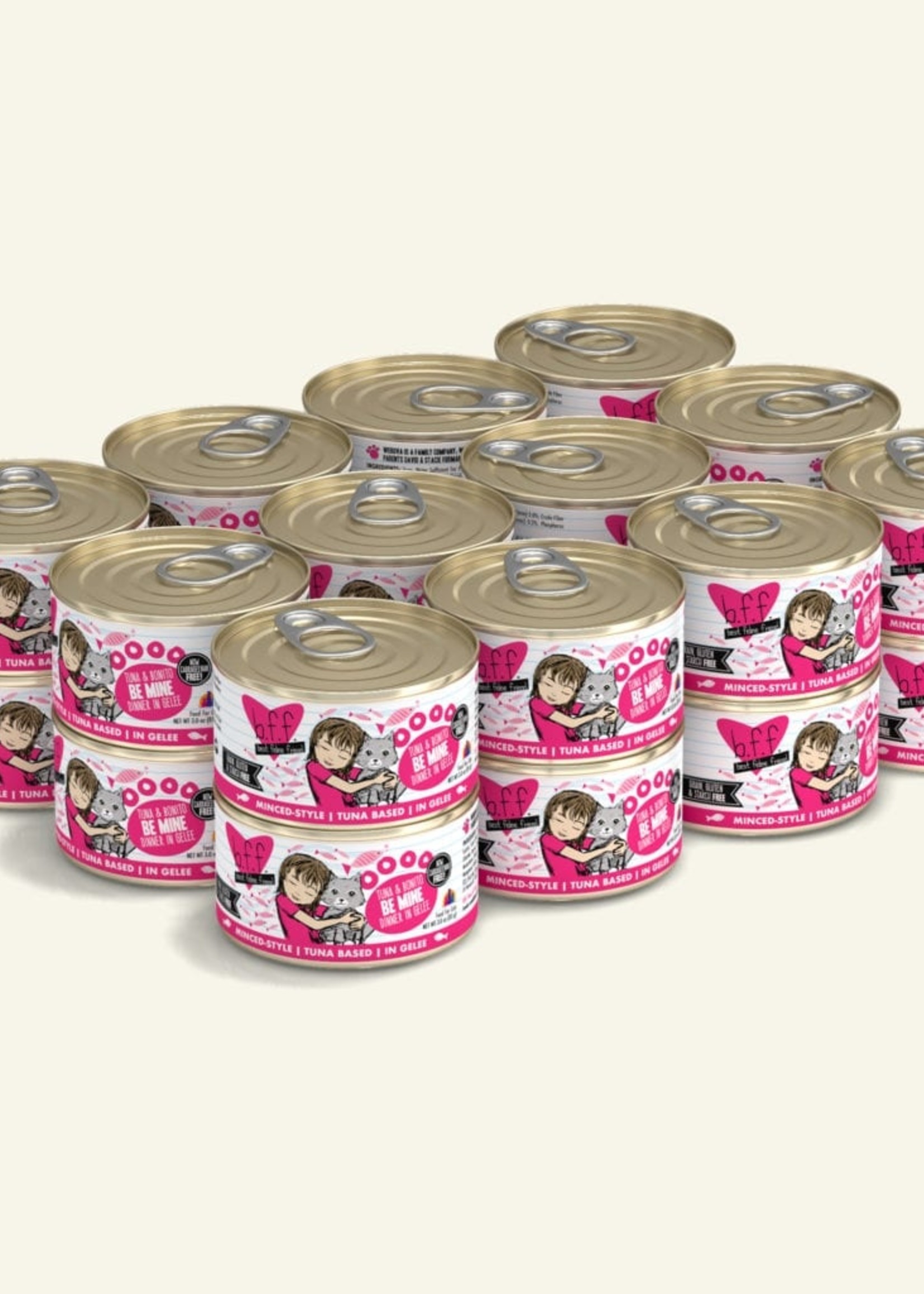 Weruva B.F.F.  Tuna & Bonito in Gelée 3oz Can (Pack of 24)