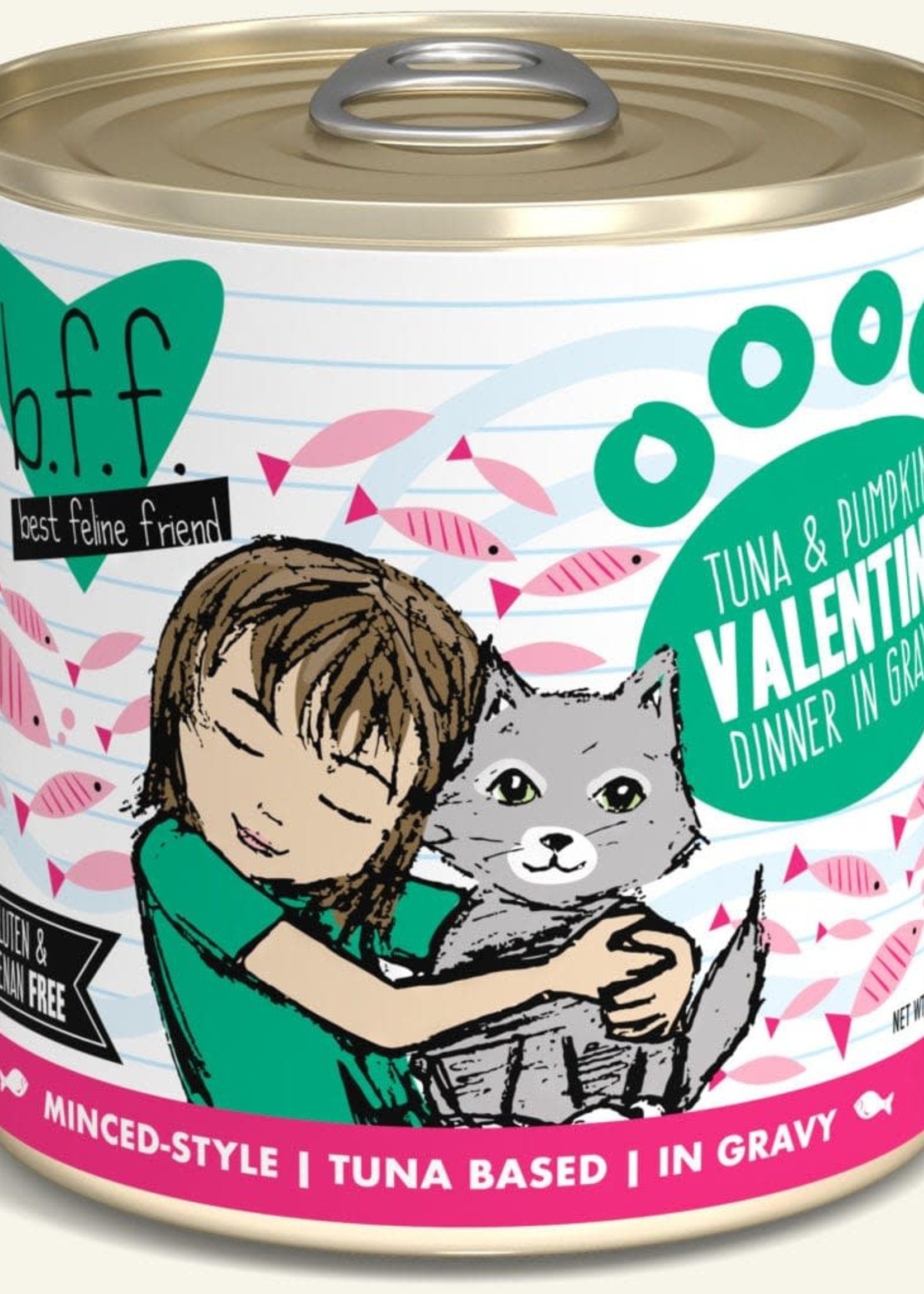 Weruva B.F.F. Tuna & Pumpkin Valentine 10oz Can Wet Cat Food(Pack of 12)