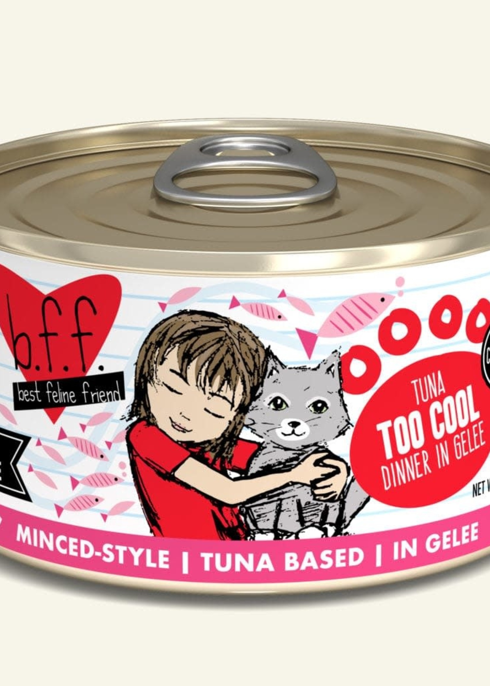 Weruva B.F.F. Tuna Too Cool 3oz Can Wet Cat Food (Pack of 24)