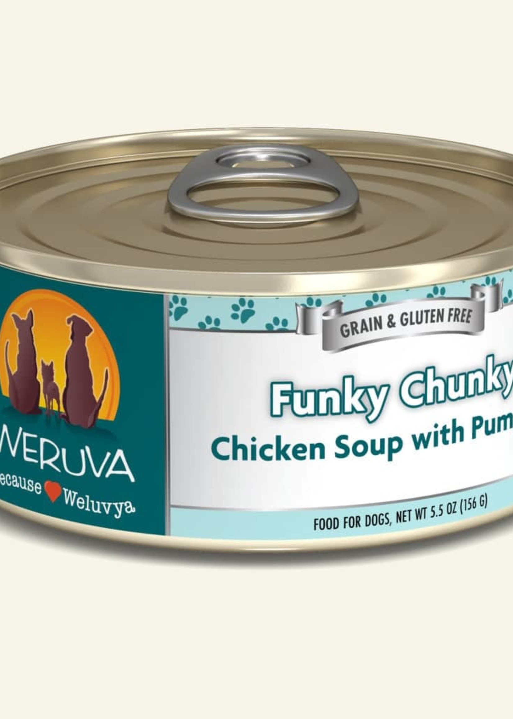 Weruva Weruva Classic Funky Chunky  5.5oz Case Wet Dog Food