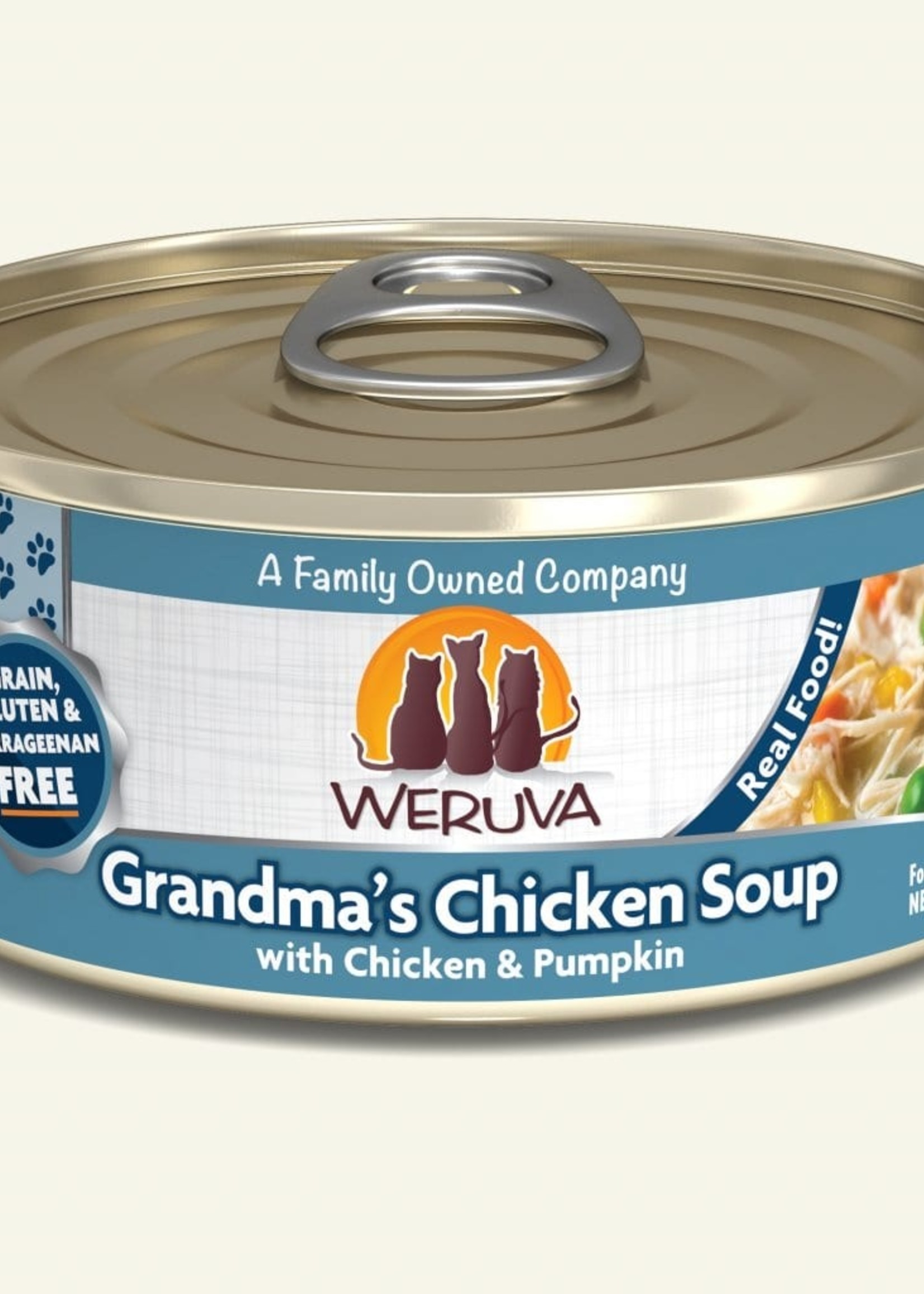 Weruva Weruva Grandma’s Chicken Soup with Chicken Breast & Pumpkin in Gravy Wet Cat Food 5.5oz Case